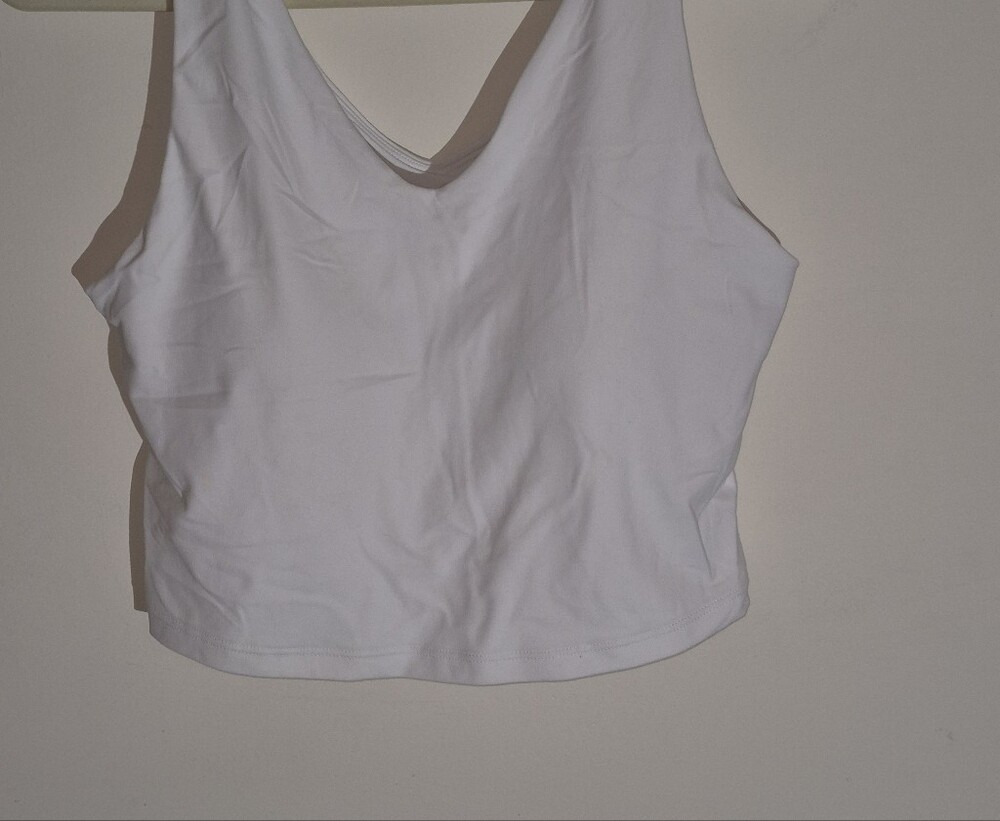 White ATHLETA CROP WORKOUT